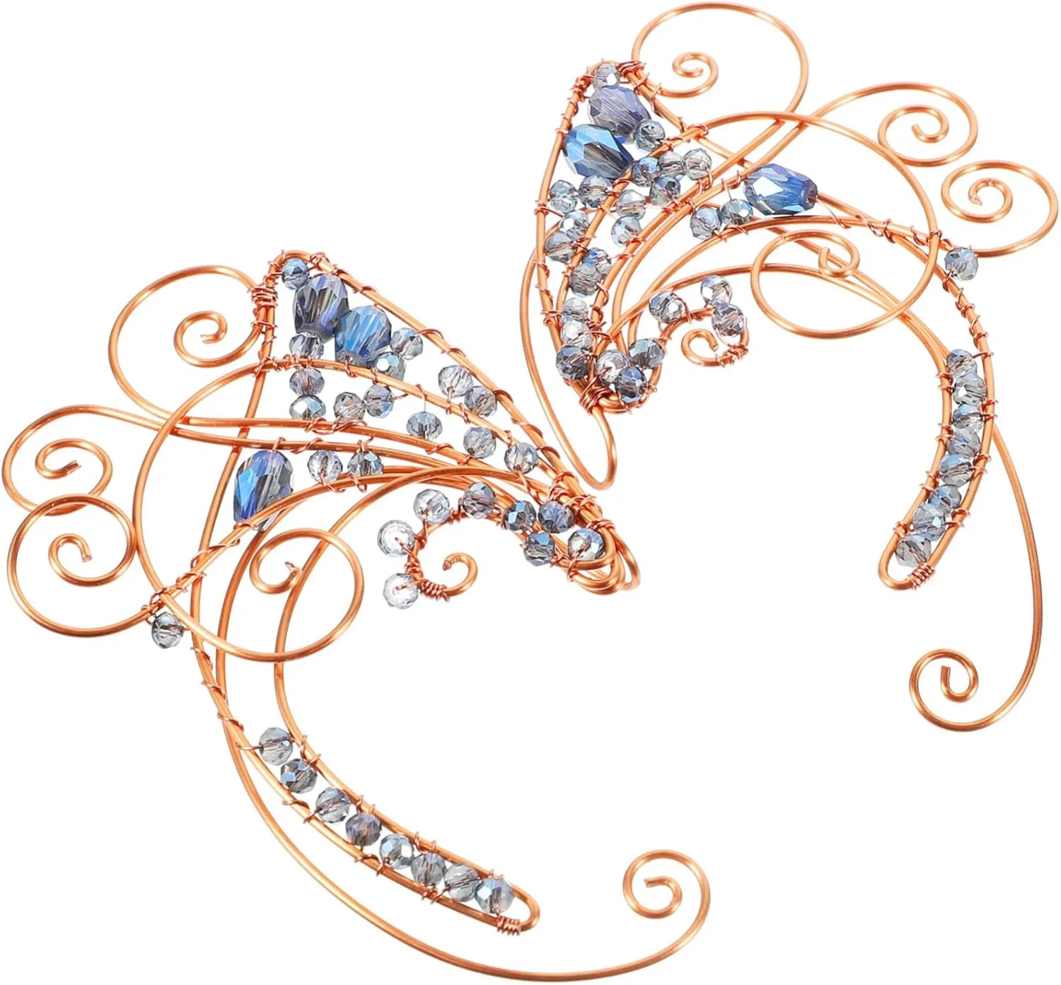 1 Pair Elegant Fairy Ear Cuff Earrings Clip Day Comfort Unique Jewelry for Fashion Lovers present for Lightweight Material