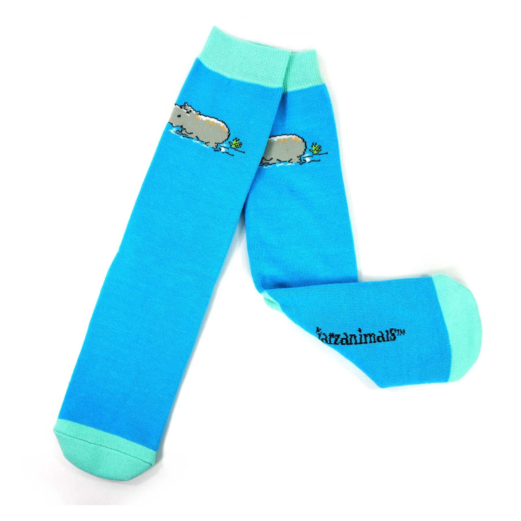 1 Pair Tarzanimals Cushion Knit Mid Calf Socks