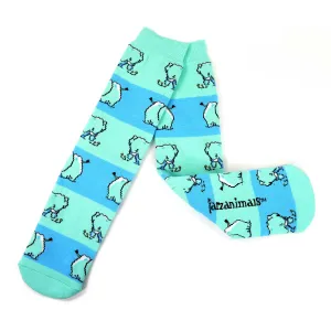 1 Pair Tarzanimals Cushion Knit Mid Calf Socks