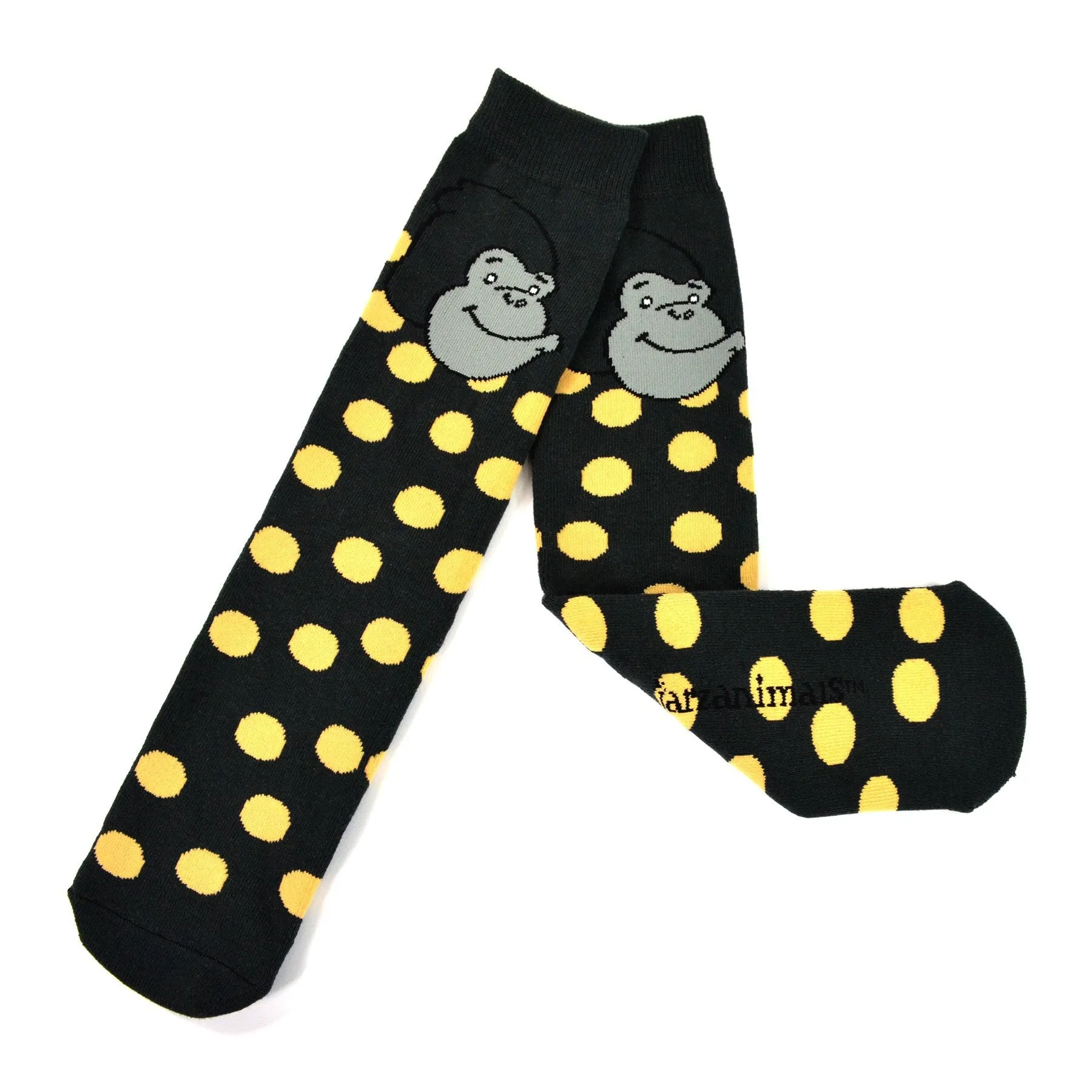 1 Pair Tarzanimals Cushion Knit Mid Calf Socks