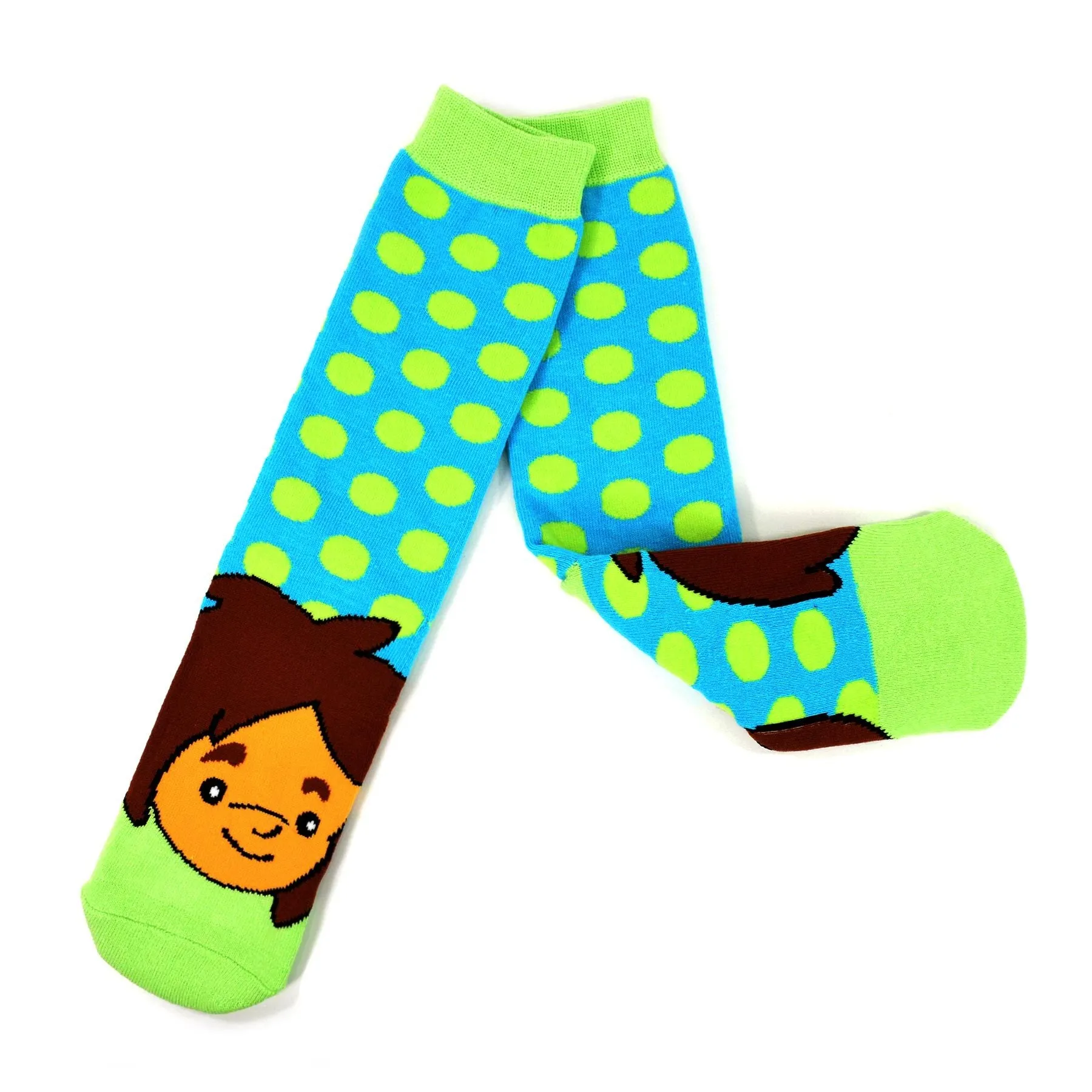 1 Pair Tarzanimals Cushion Knit Mid Calf Socks