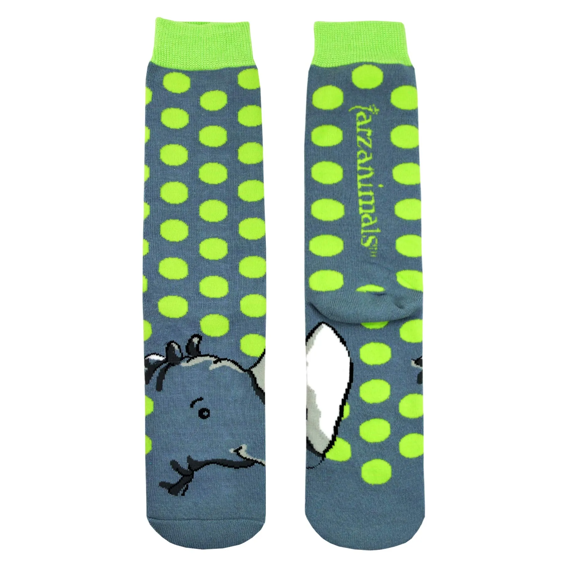 1 Pair Tarzanimals Cushion Knit Mid Calf Socks