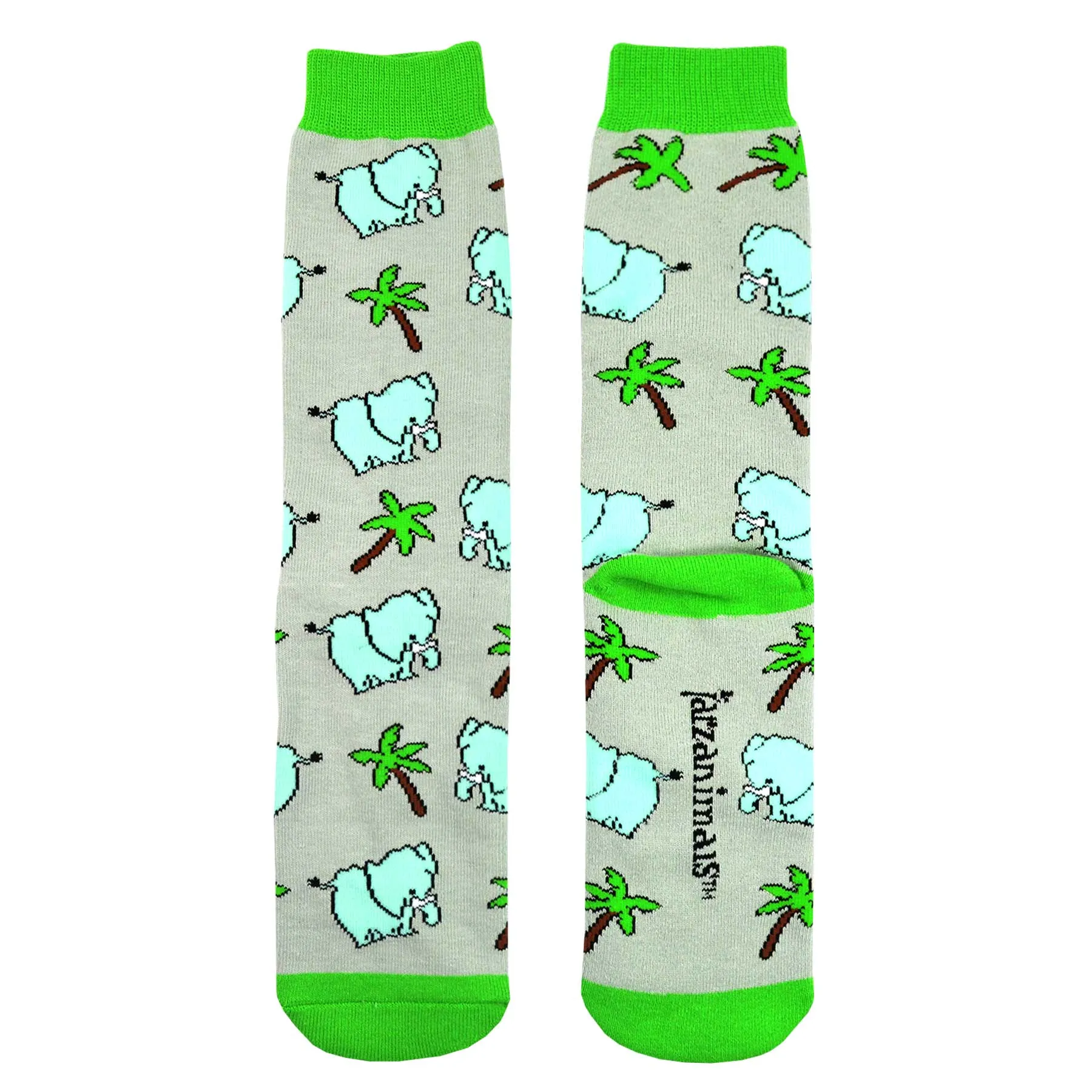 1 Pair Tarzanimals Cushion Knit Mid Calf Socks