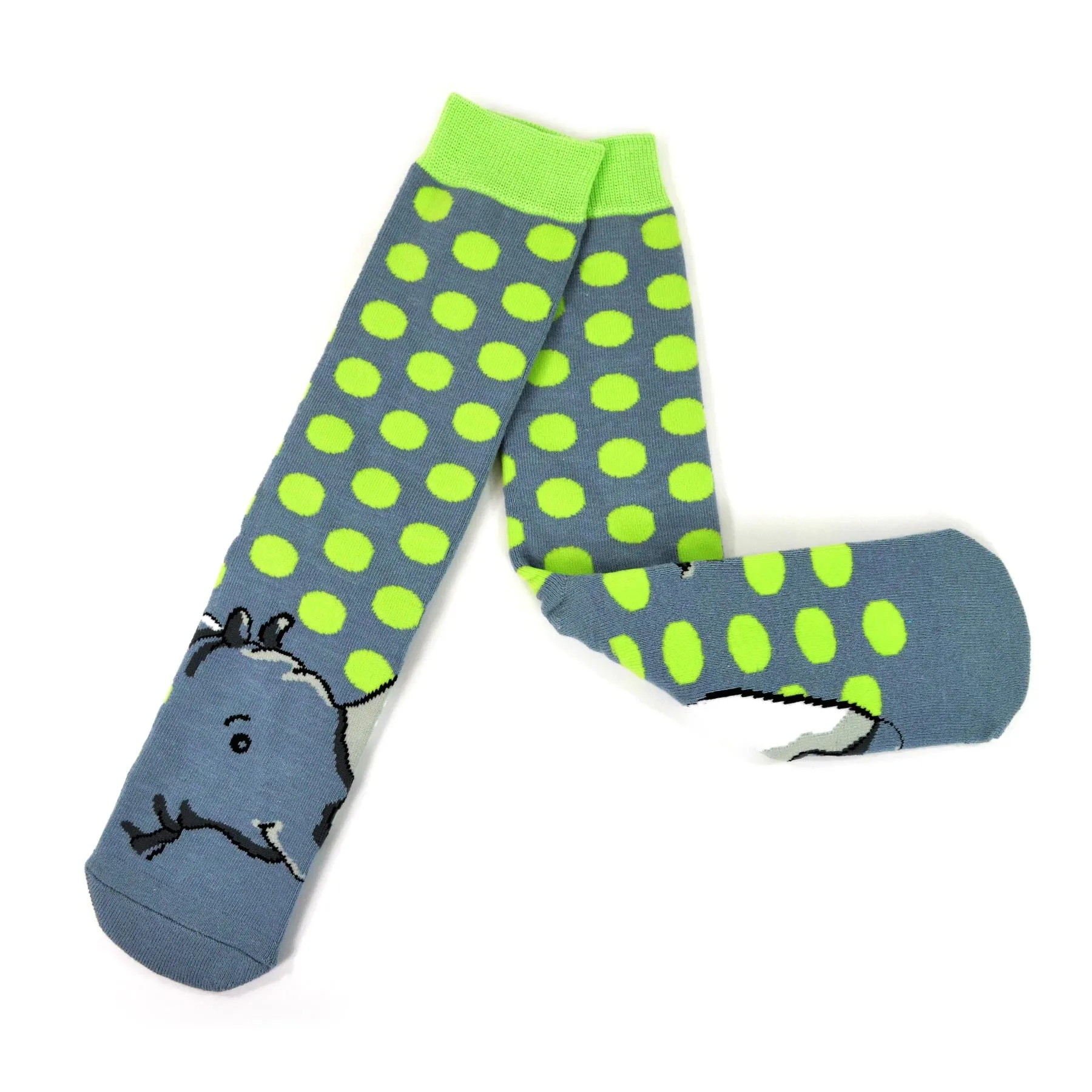 1 Pair Tarzanimals Cushion Knit Mid Calf Socks