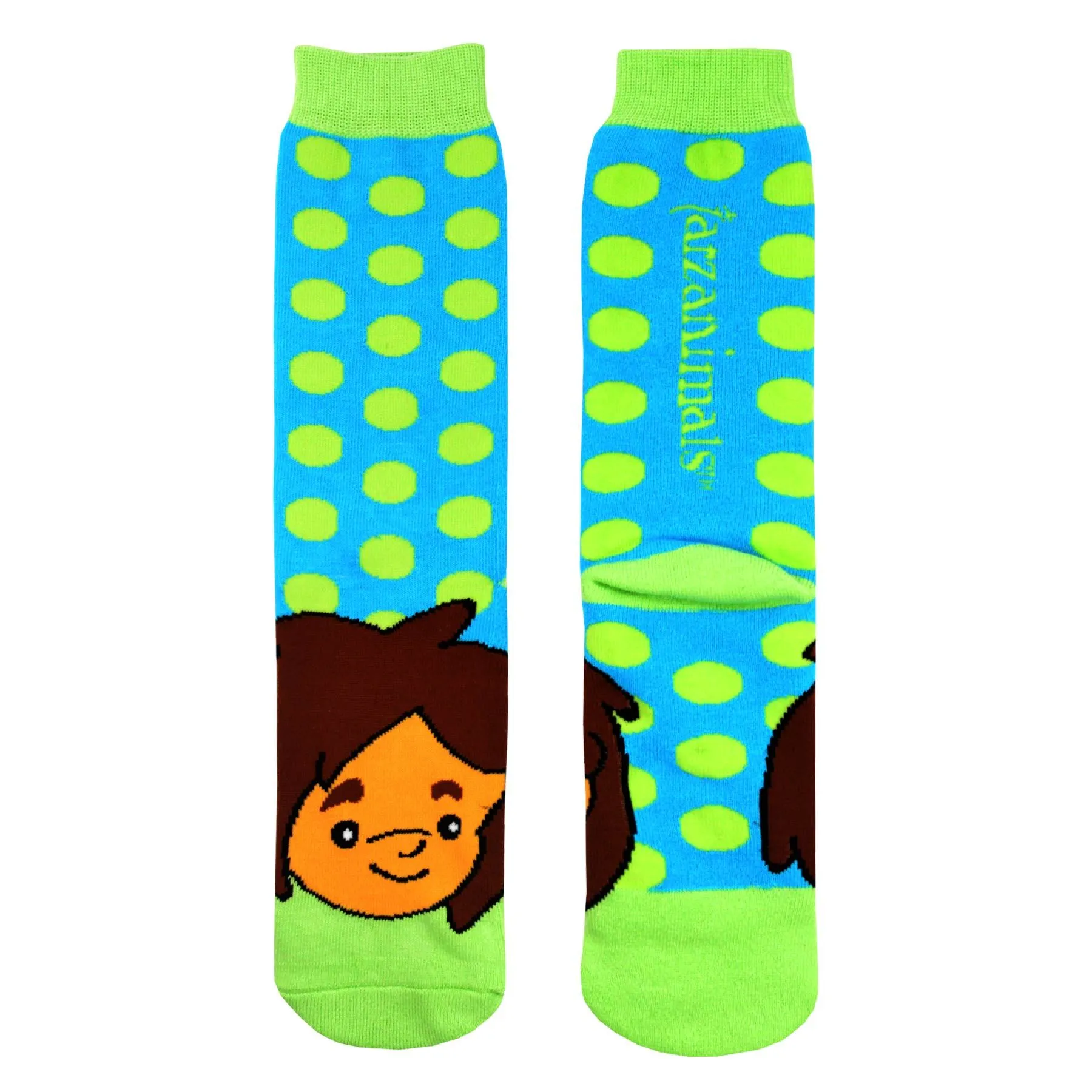 1 Pair Tarzanimals Cushion Knit Mid Calf Socks