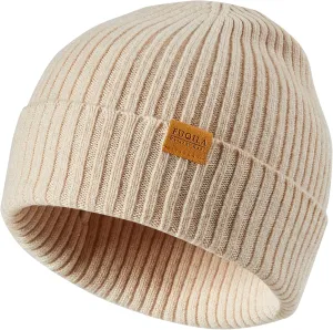 100% Merino Wool Cuff Beanie Hat, Unisex Warm Winter Caps Soft, Breathable & Cozy Stretchy Knitted Cuffed Cap