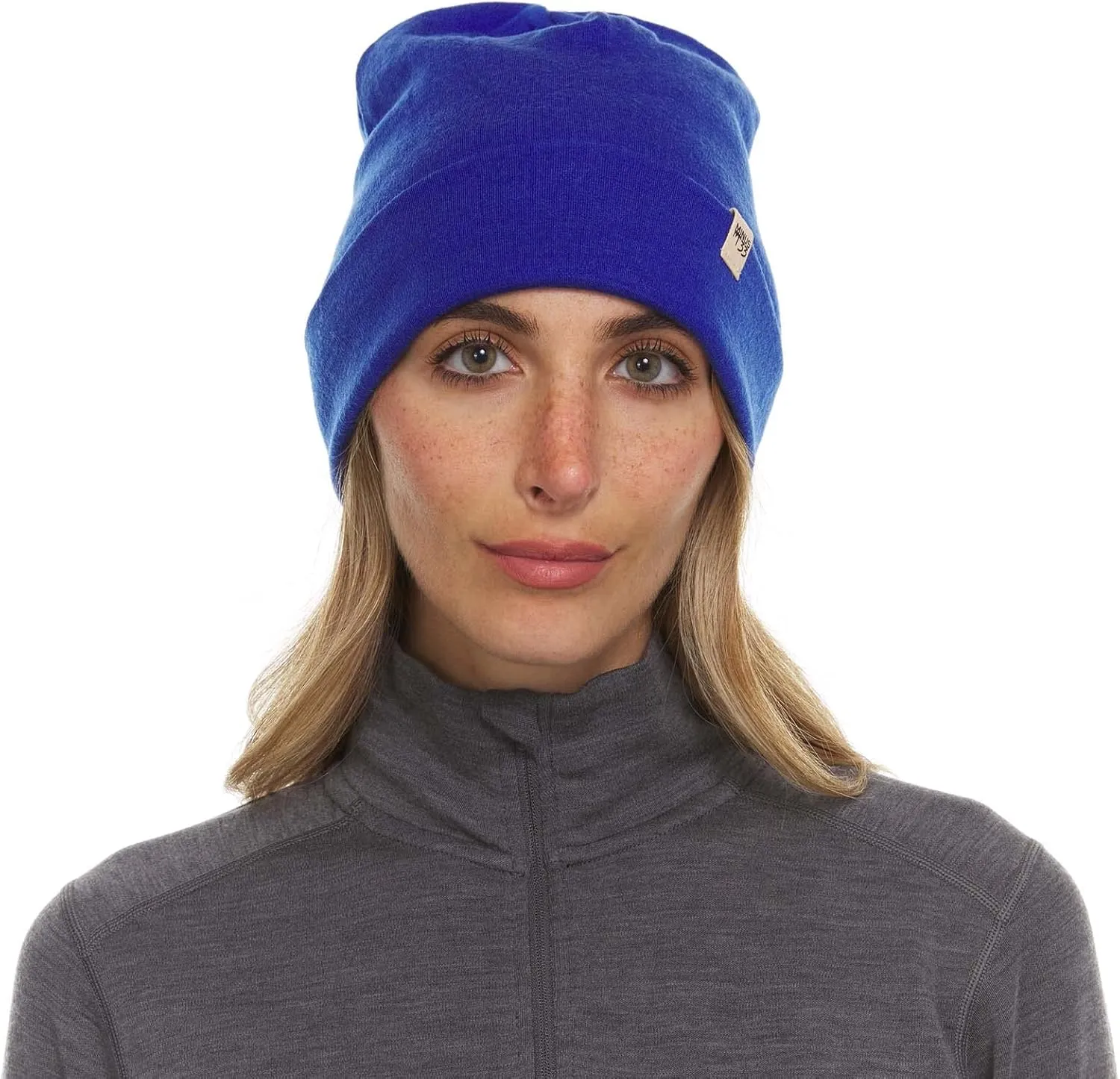 100% Merino Wool Cuff Beanie - Mens & Womens Warm Winter Hat - Watch Cap - Toque