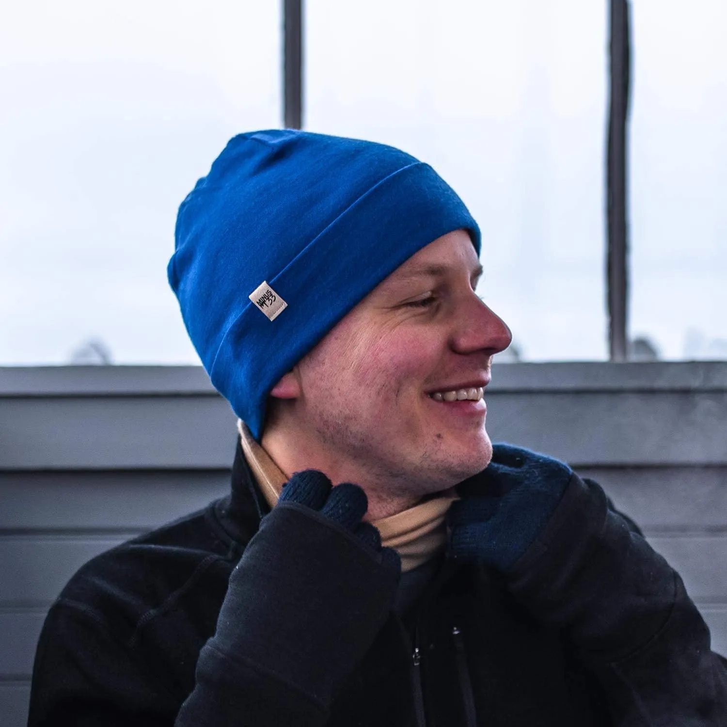 100% Merino Wool Cuff Beanie - Mens & Womens Warm Winter Hat - Watch Cap - Toque
