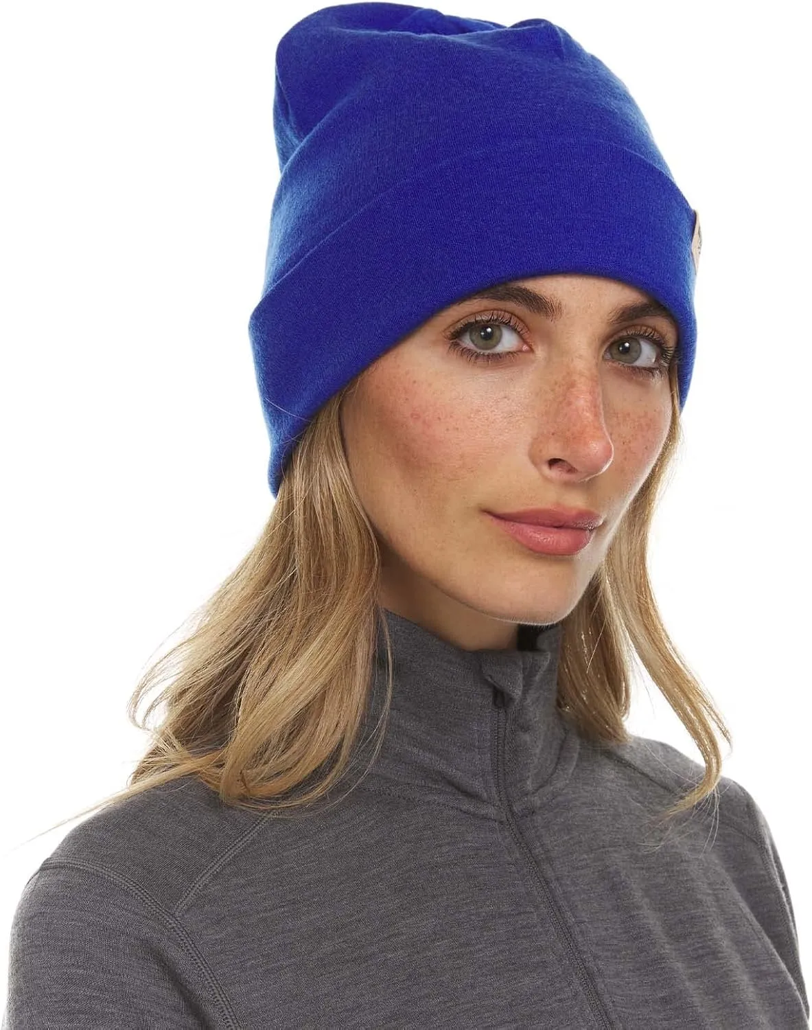 100% Merino Wool Cuff Beanie - Mens & Womens Warm Winter Hat - Watch Cap - Toque