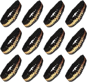12 Sequin Headbands U PICK (Available in LOTS of COLORS) Elastic Stretch Sparkly Fashion Headband for Teens Girls Women Softball Pack Volleyball Basketball Dance Set Sports Teams Store By Kenz Laurenz