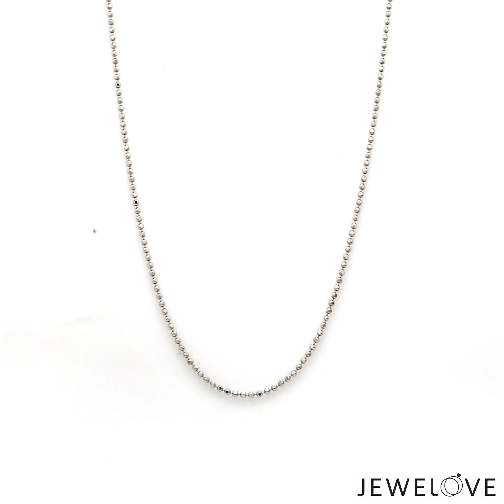 1.25mm Japanese Platinum Balls Chain for Women JL PT CH 1219