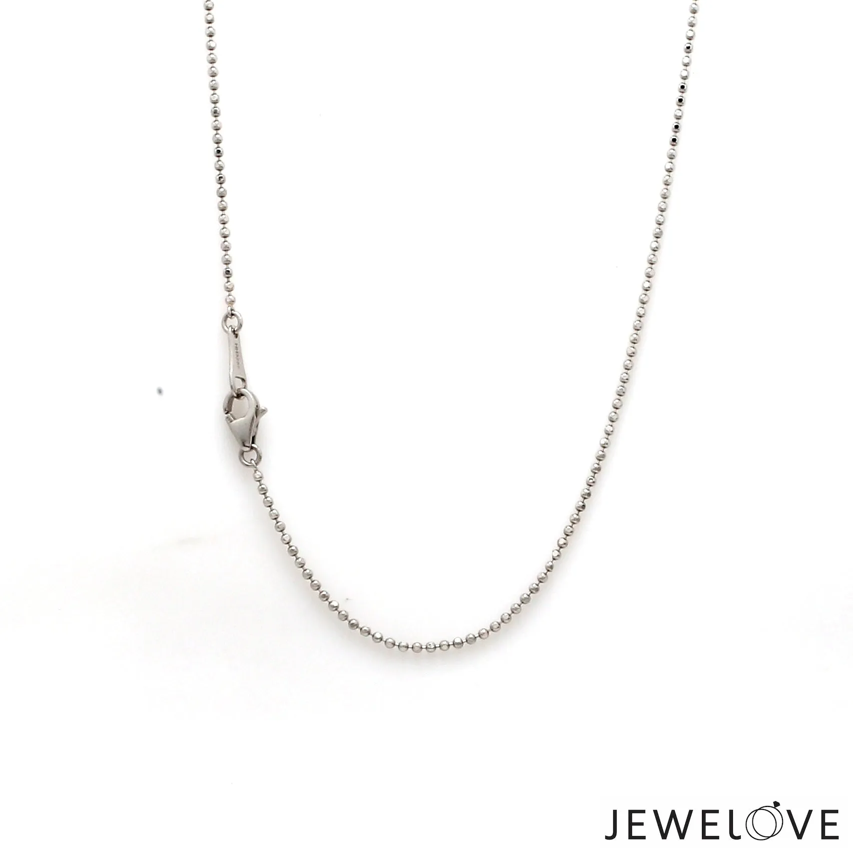 1.25mm Japanese Platinum Balls Chain for Women JL PT CH 1219
