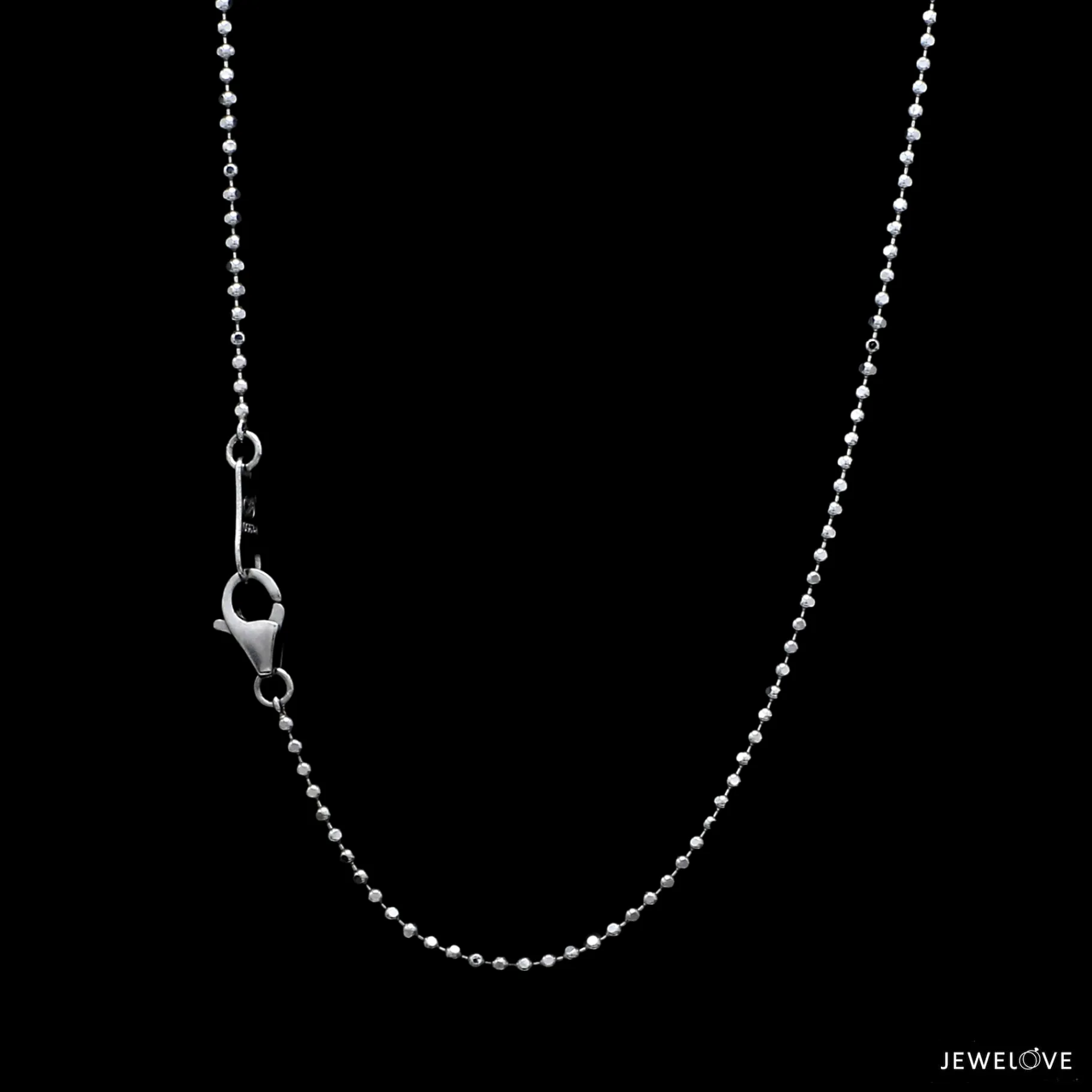 1.25mm Japanese Platinum Balls Chain for Women JL PT CH 1219