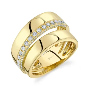 14K GOLD DIAMOND EMMY RING