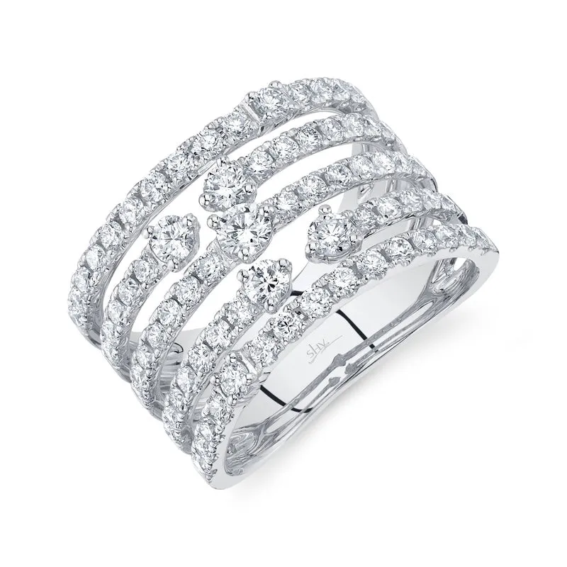 14K GOLD DIAMOND KAT RING