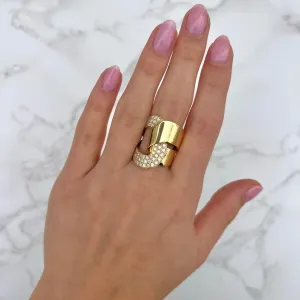 14K GOLD DIAMOND MAISY RING