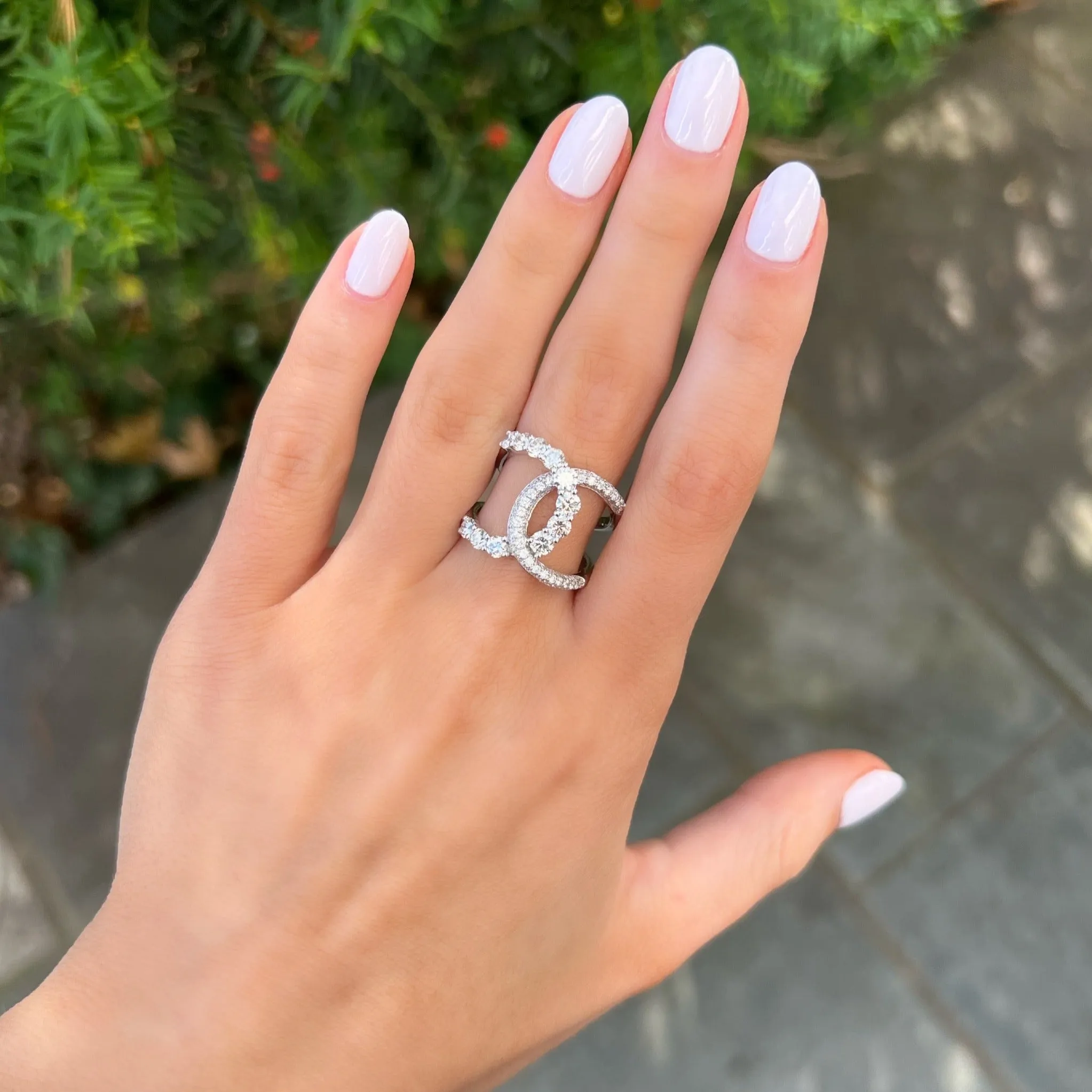 14K GOLD DIAMOND REBECCA RING