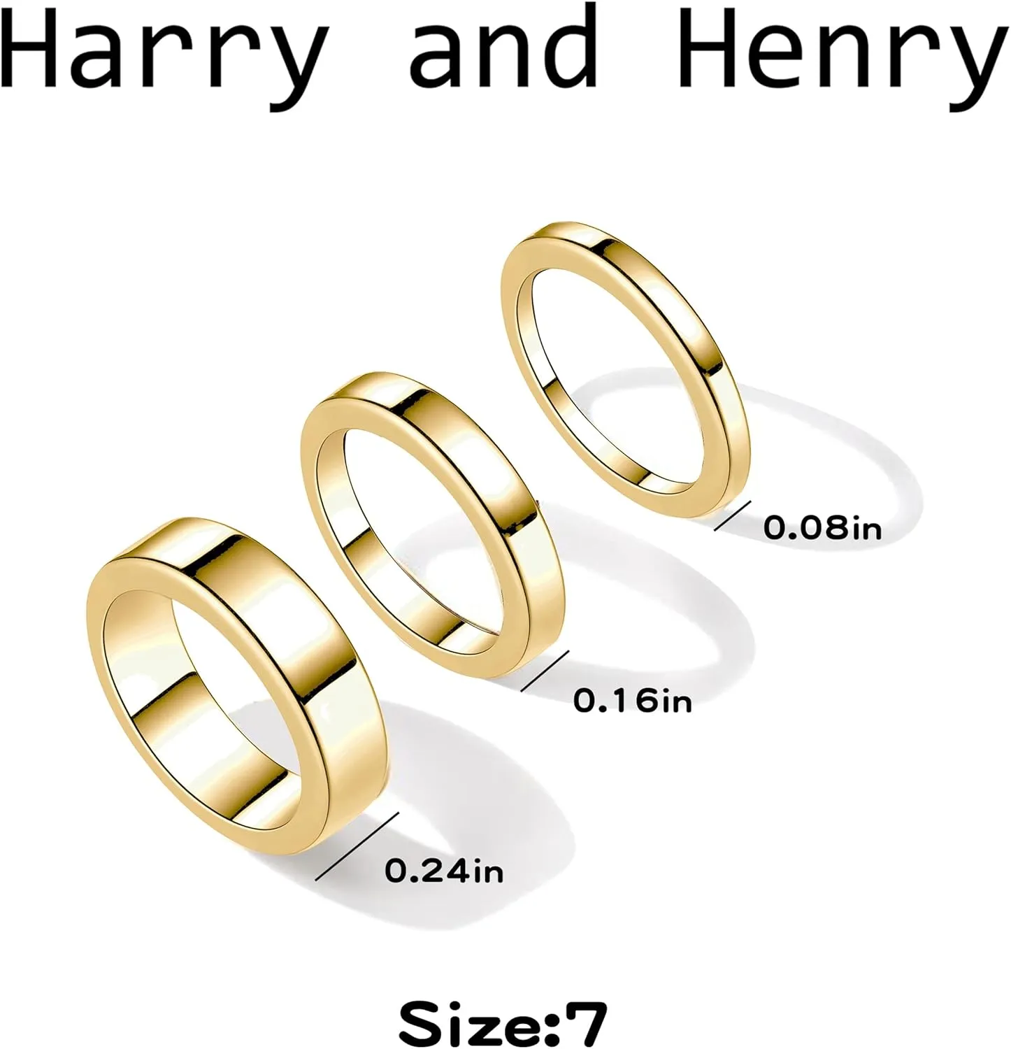 14K Gold Rings for Women Non Tarnish Gold Stackable Rings for Women Trendy Dainty Thumb Pinky Statement Band Ring Minimalist Jewelry