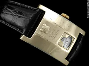 1950's Lord Elgin Direct Read "Elvis Presley" Jump Hour Watch - 14K Gold Filled