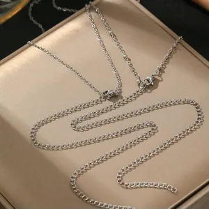 1pc Stainless Steel Waists Chain Minimalist Waists Chain Exquisite Layered Chain Waists Chain for Women Jewelry