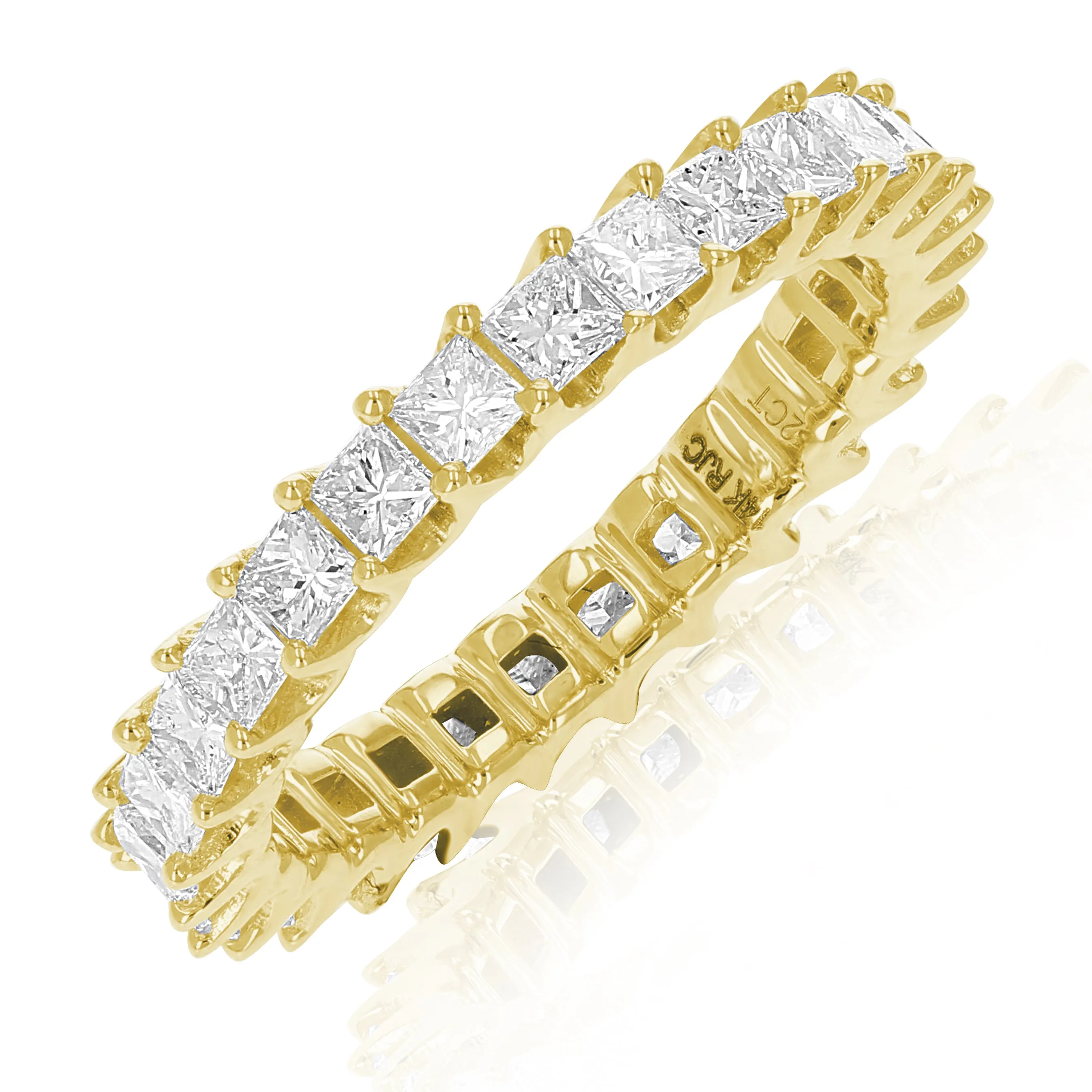 2 cttw Princess Diamond Eternity Ring in 14K Gold