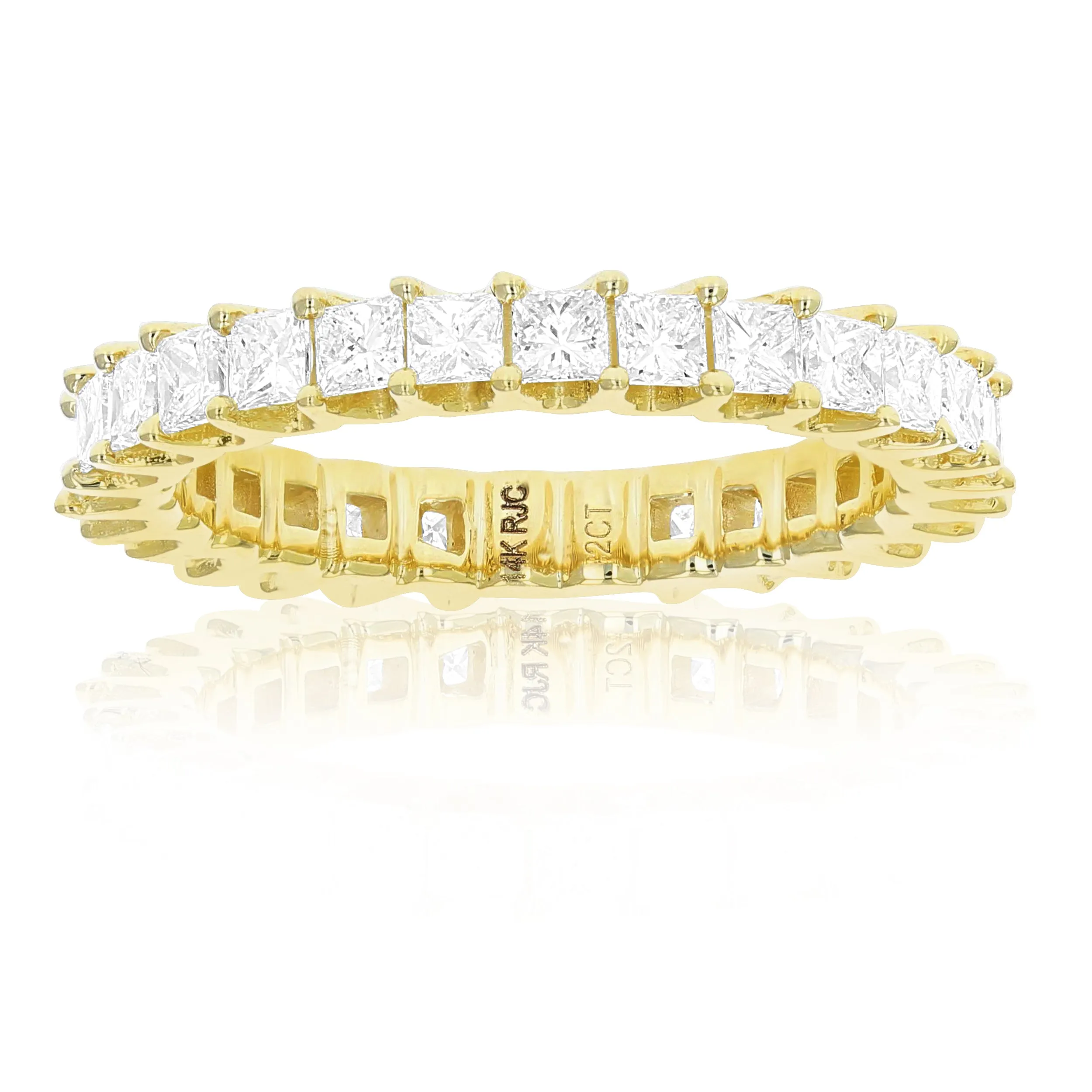 2 cttw Princess Diamond Eternity Ring in 14K Gold