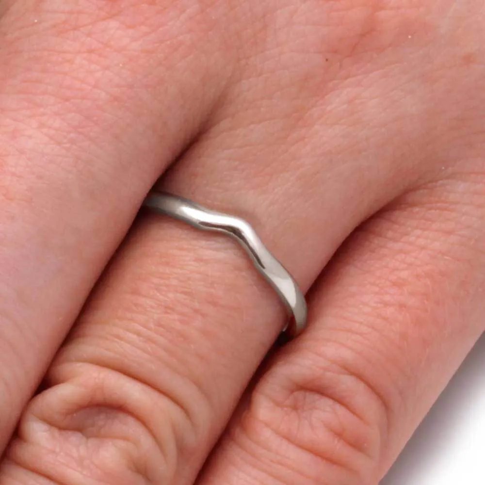 2mm Custom Wedding Band with Curve