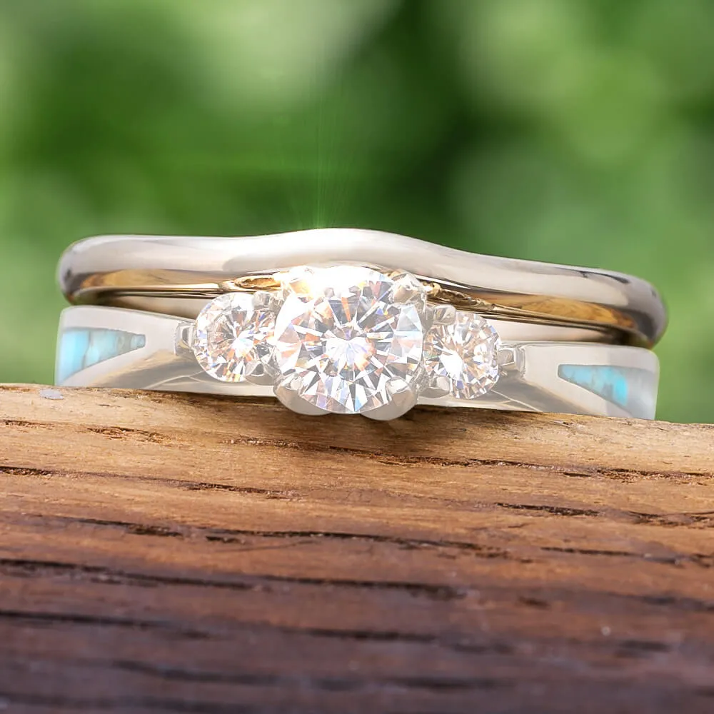 2mm Custom Wedding Band with Curve