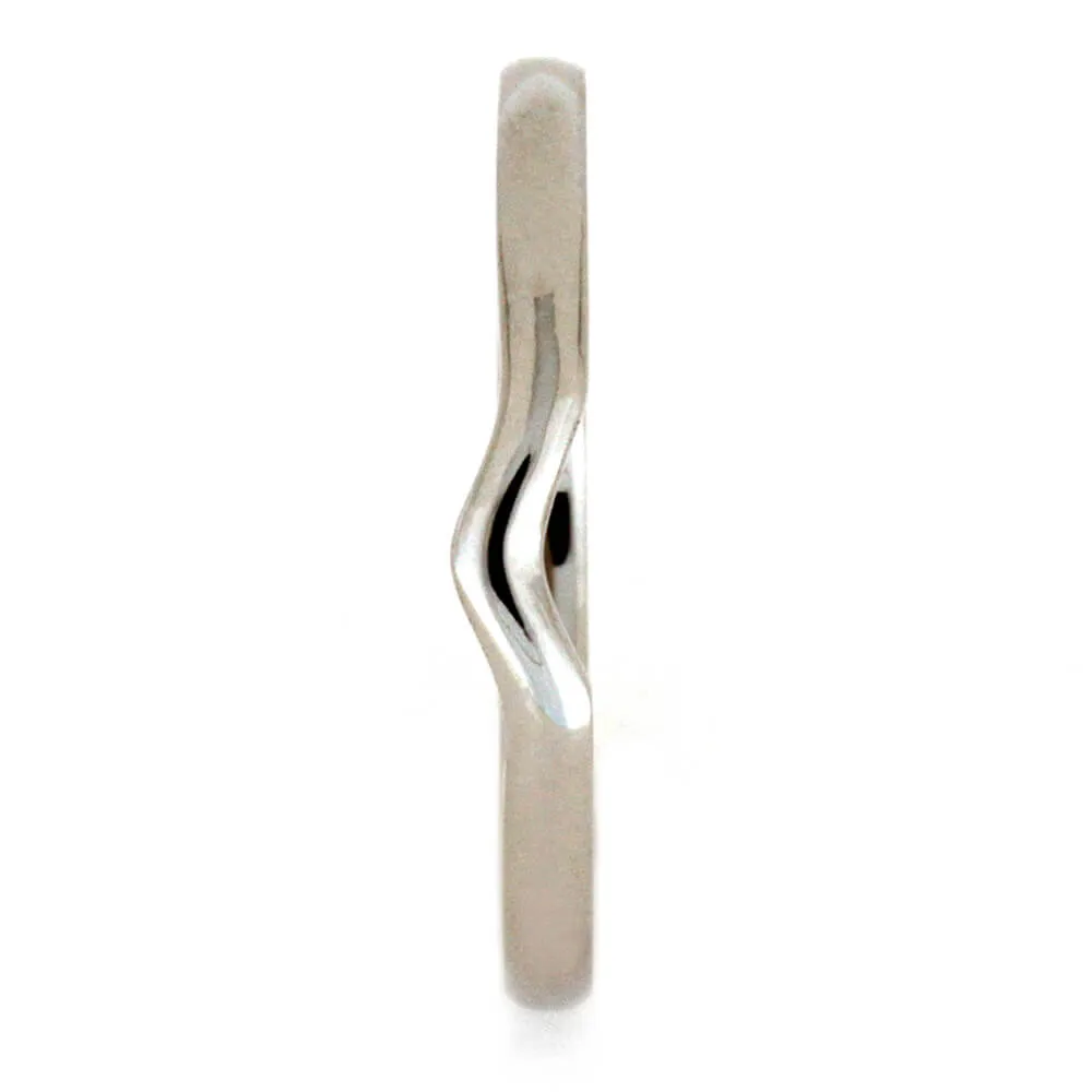 2mm Custom Wedding Band with Curve