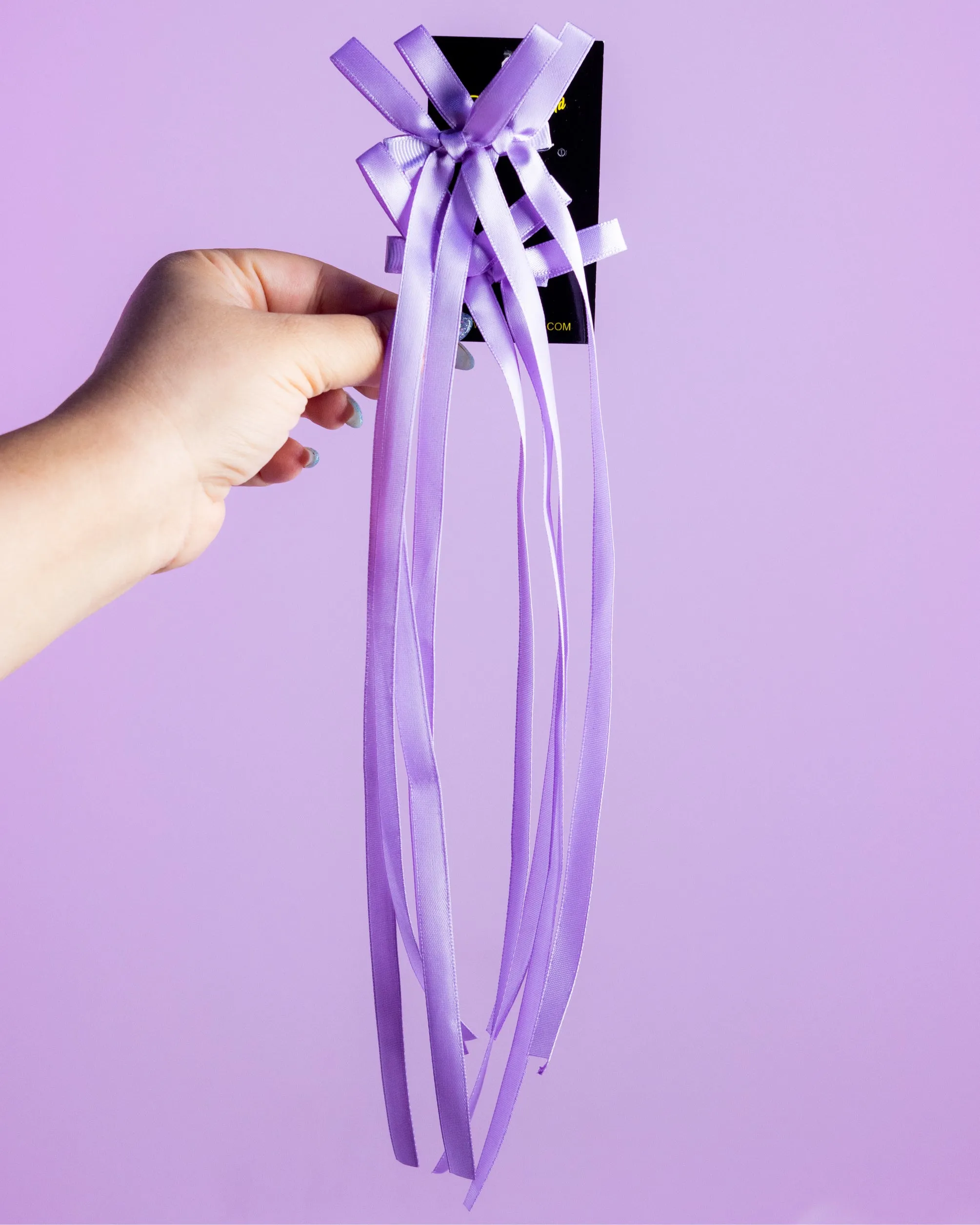 2pc Ribbon Claw Clips