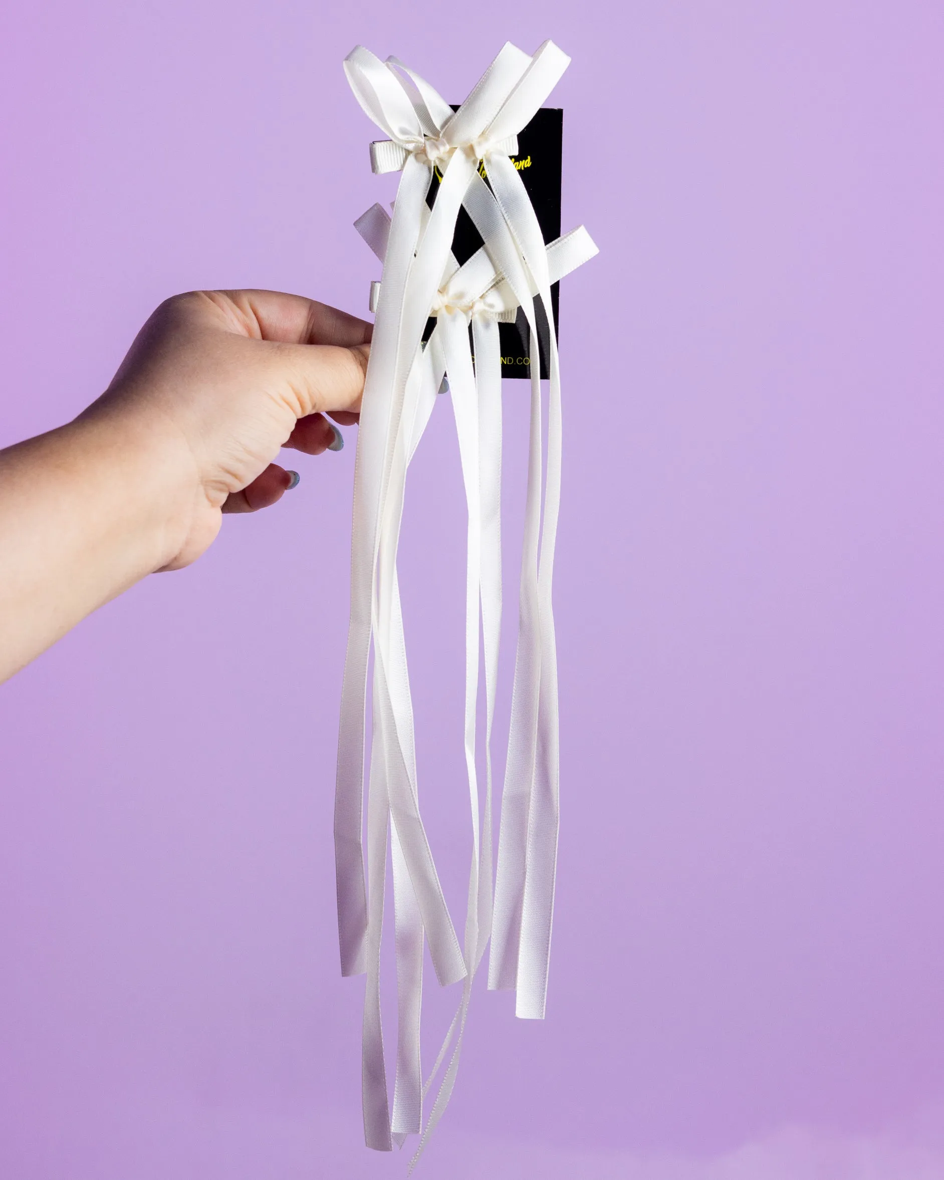 2pc Ribbon Claw Clips