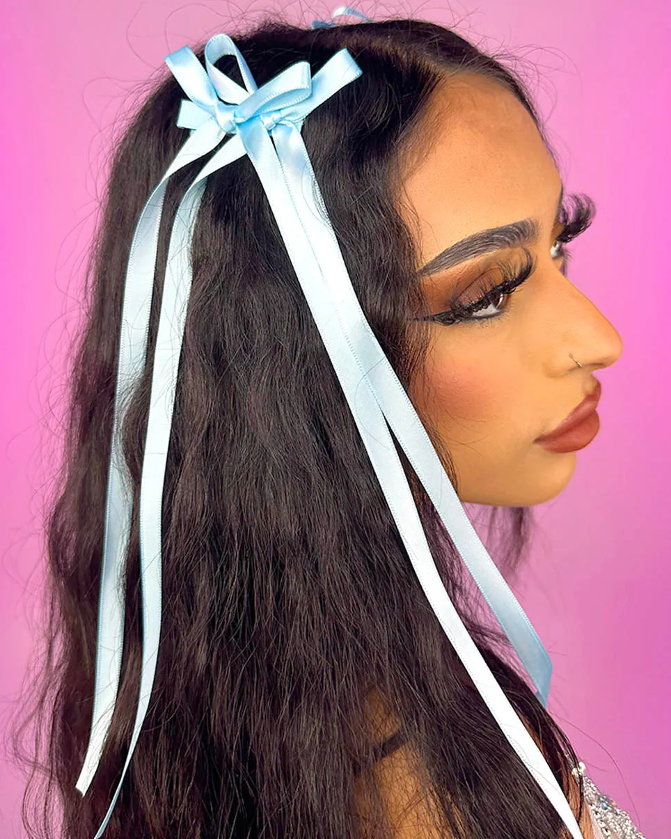 2pc Ribbon Claw Clips