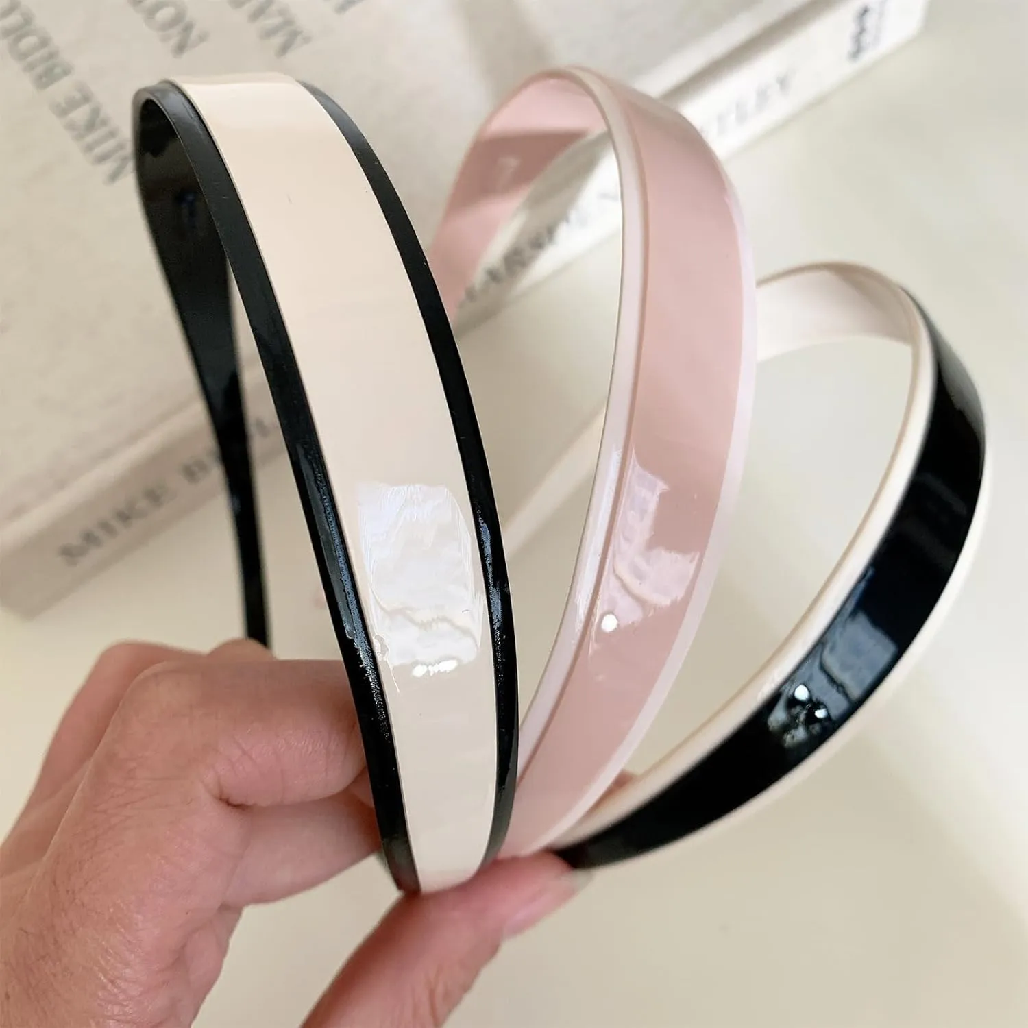 3 Pack Eyewear Headbands for Women Flex No Pressure Comfortable Headbands 0.79IN Fashion Acetic Headbands