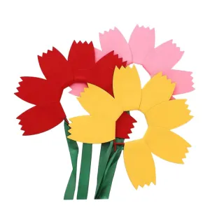 3 Pack Sunflower Hair Accessories Fun Party Headband for Girls Non-woven Fabric Sunflower Claw Clips Adjustable Headband for Adults Boys and Girls