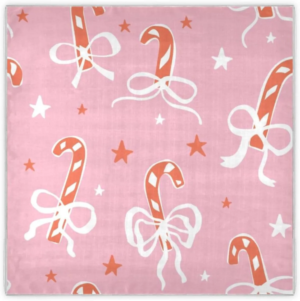 35" Square Neck Scarf Headscarf Lightweight Women Silk Like Curly Headband Tie Sleeping at Night Fashion Bandana Cute Graffiti Candy Vine
