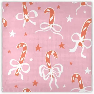 35" Square Neck Scarf Headscarf Lightweight Women Silk Like Curly Headband Tie Sleeping at Night Fashion Bandana Cute Graffiti Candy Vine