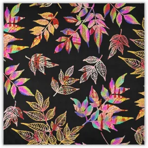 35" Square Neck Scarf Headscarf Lightweight Women Silk Like Curly Headband Tie Sleeping at Night Fashion Bandana Digital Allover Multi Illustration Digital Design