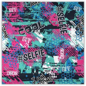 35" Square Neck Scarf Headscarf Lightweight Women Silk Like Curly Headband Tie Sleeping at Night Fashion Bandana Fashion Print