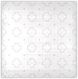 35" Square Neck Scarf Headscarf Lightweight Women Silk Like Curly Headband Tie Sleeping at Night Fashion Bandana Geometric Ornamental Style