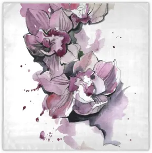 35" Square Neck Scarf Headscarf Lightweight Women Silk Like Curly Headband Tie Sleeping at Night Fashion Bandana Pink Orchid