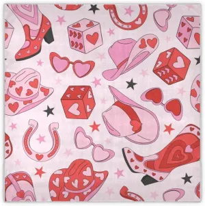 35" Square Neck Scarf Headscarf Lightweight Women Silk Like Curly Headband Tie Sleeping at Night Fashion Bandana Red Pink Aesthetic