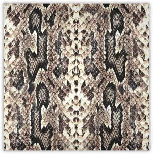 35" Square Neck Scarf Headscarf Lightweight Women Silk Like Curly Headband Tie Sleeping at Night Fashion Bandana Snake Skin Pattern