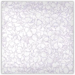 35" Square Neck Scarf Headscarf Lightweight Women Silk Like Curly Headband Tie Sleeping at Night Fashion Bandana Watercolor Hydrangea