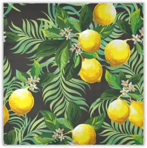 35" Square Neck Scarf Headscarf Lightweight Women Silk Like Curly Headband Tie Sleeping at Night Fashion Bandana Yellow Lemon