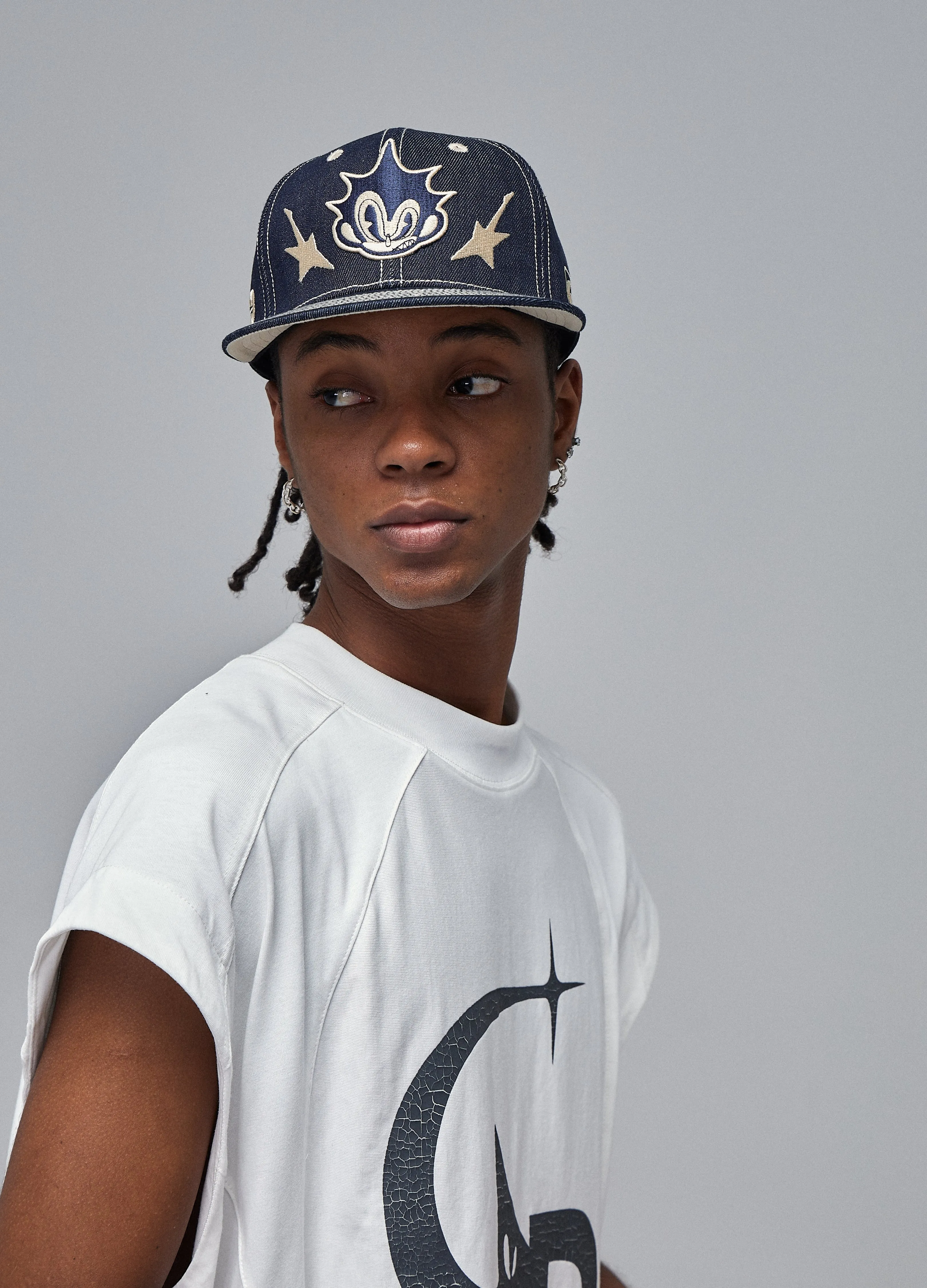 3D Embroidered Denim Baseball Cap