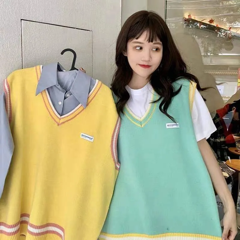 4 Colors Korean Fashion Style Kawaii Pastel Candy Vest EG16896