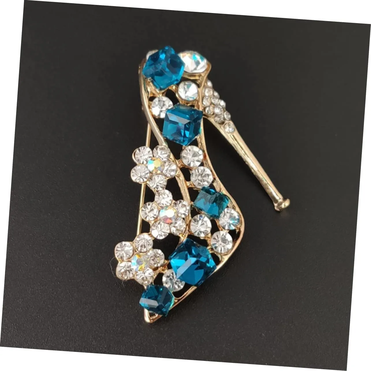4 Pcs Badge Diamond Jewelry Diamond Heels Rhinestone Heels Decorative Corsage Brooches Rhinestone