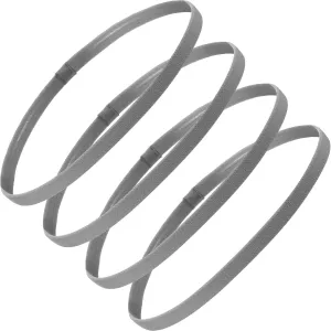 4 Pieces Elastic Sports Headbands Thick Non-Slip Hair Bands for Women and Men