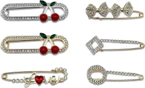 4Pcs Scarf Ring Clip for Women Pearl Flower Scarf Brooches Buckle Metal Shawl Clip Buckle Lady Girls Decoration Accessories