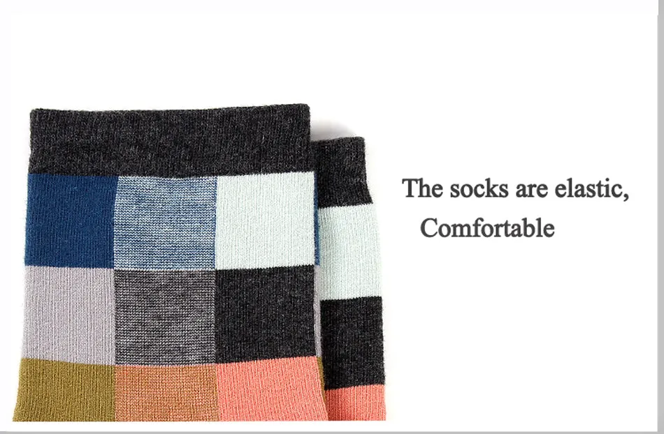5 Pairs/Lot Combed Cotton Men'S Socks Compression